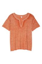 Women's Bp Notch Neck Cotton Blend Tee - Metallic