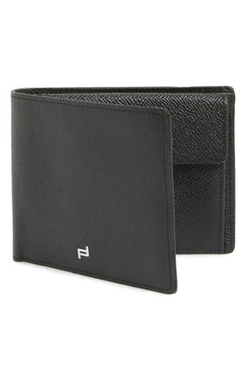 Men's Porsche Design 'french Classic 3.0' Leather Billfold Wallet - Black
