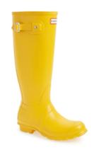 Women's Hunter 'original ' Rain Boot, Size 5 M - Yellow