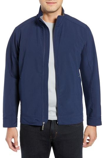 Men's Tommy Bahama Ace Flier Zip Jacket, Size - Blue