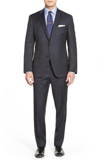 Men's Samuelsohn Classic Fit Solid Wool Suit