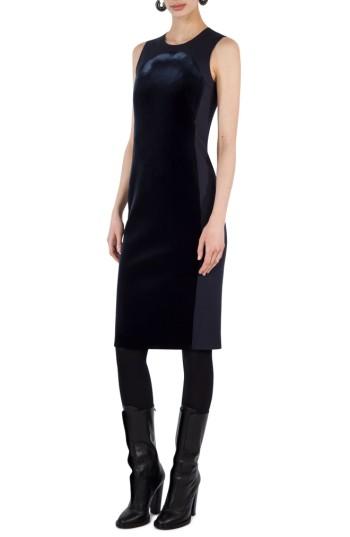 Women's Akris Punto Velvet Front Shift Dress