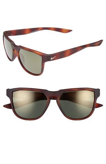 Men's Nike Fly Swift 57mm Sunglasses - Matte Tortoise/ Gunmetal
