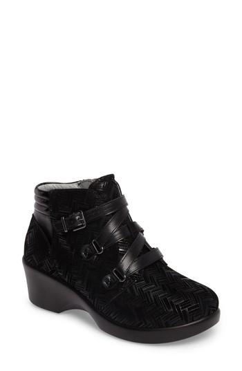 Women's Alegria Indi Demi Wedge Bootie -9.5us / 39eu - Black