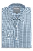 Men's Bonobos Sherwood Slim Fit Stretch Check Dress Shirt .5 33 - Blue