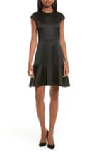Women's Theory Essential Flare A-line Dress - Black