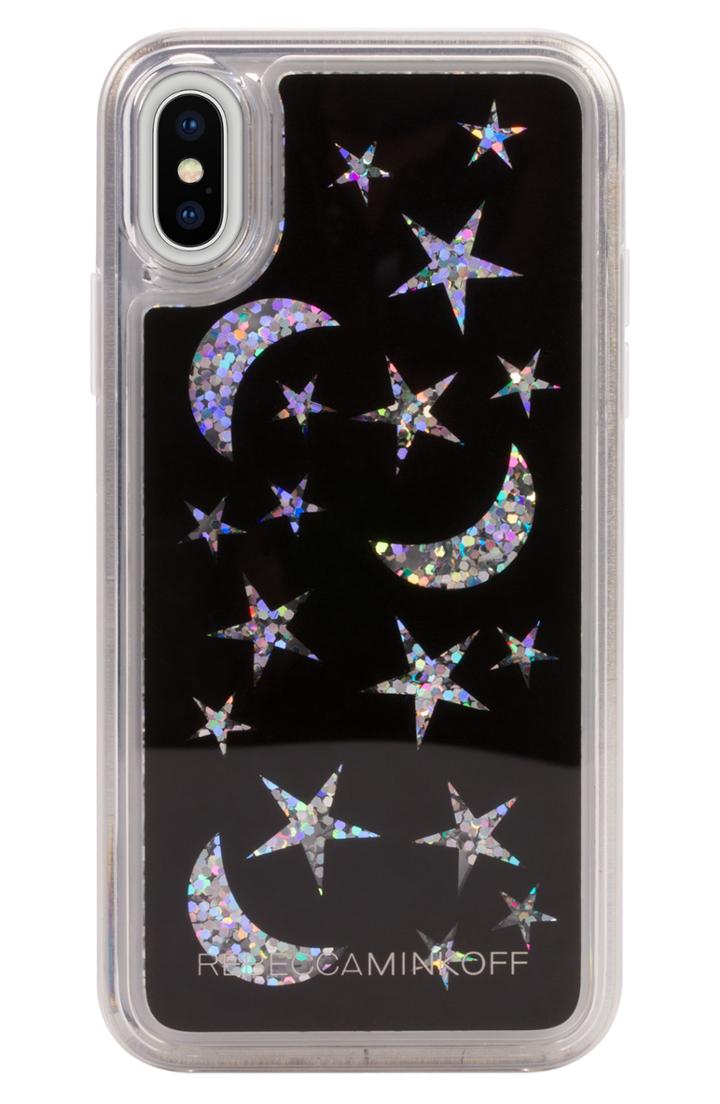 Rebecca Minkoff See Through Me Glitter Galaxy Iphone X/xs Case -