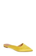 Women's Sigerson Morrison Asymmetrical Mule Eu - Yellow