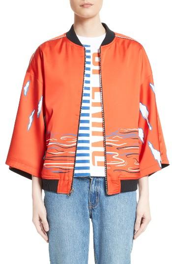 Women's Opening Ceremony Reversible Kimono Bomber