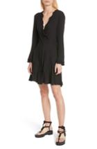 Women's 3.1 Phillip Lim Ruffle Edge Silk Dress - Black