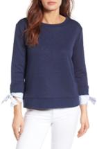 Women's Gibson Tie Sleeve Sweatshirt - Blue