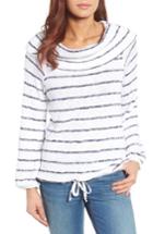 Petite Women's Caslon Convertible Off The Shoulder Pullover P - White