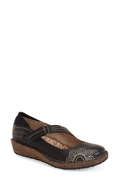 Women's Aetrex 'talia' Mary Jane Eu - Black