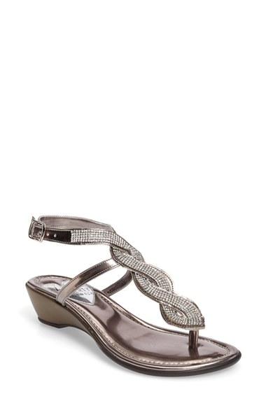 Women's Love And Liberty Sapphire Embellished Sandal