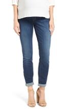 Women's Nydj 'anabelle' Stretch Boyfriend Maternity Jeans, Size - (big Sur) (online Only)