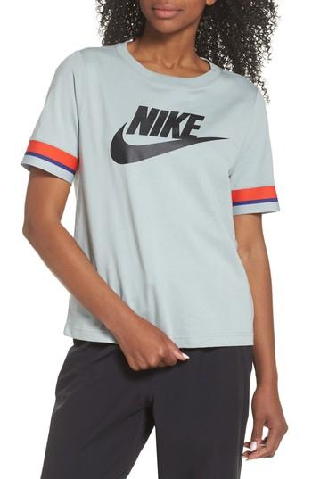 Women's Nike Sportswear Stripe Sleeve Tee