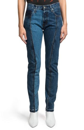 Women's Prps Amx Tricolor Pieced Jeans - Blue