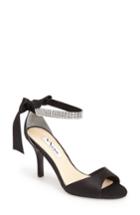 Women's Nina 'vinnie' Crystal Embellished Ankle Strap Sandal M - Black