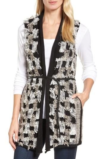 Women's Nic+zoe Blocked Out Vest - Black