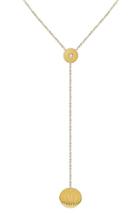 Women's Jane Basch Designs Diamond & Personalized Monogram Y-necklace (nordstrom Online Exclusive)