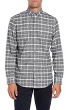 Men's Calibrate Check Flannel Sport Shirt - Black