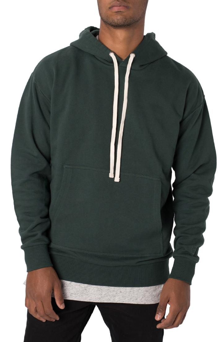 Men's Zanerobe Flintlock Longline Hoodie - Green