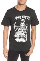 Men's Barking Irons Engine Americus Graphic T-shirt - Black