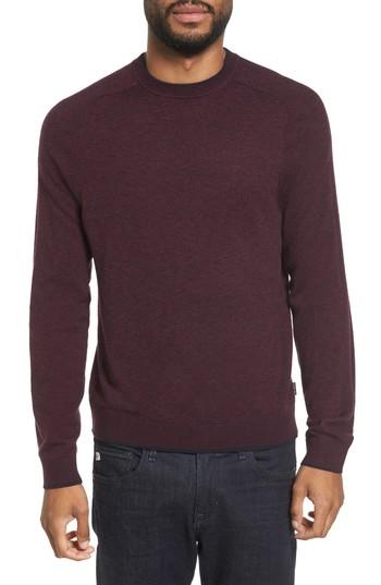 Men's Ted Baker London Norpol Crewneck Sweater (l) - Purple
