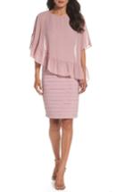 Women's Adrianna Papell Banded Sheath Dress - Pink