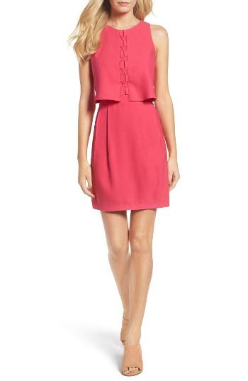 Women's Adelyn Rae Popover Sheath Dress - Pink