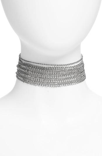 Women's Topshop Multi-row Chain Choker