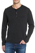 Men's Ugg Long Sleeve Henley T-shirt - Black