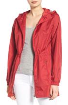 Women's Calvin Klein Packable Rain Jacket - Red