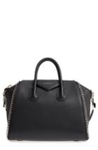 Givenchy Medium Antigona Interlaced Chain Leather Satchel - Black