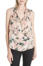 Women's Kate Spade New York Botanical Ruffle Tank - Pink