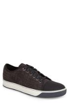 Men's Lanvin Embossed Nubuck Low Top Sneaker