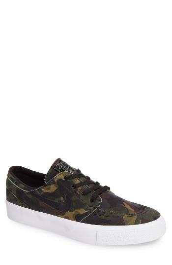 Men's Nike Zoom Stefan Janoski Premium Skate Sneaker .5 M - Brown