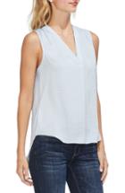 Women's Vince Camuto Sleeveless Rumple Blouse, Size - Blue
