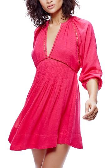 Women's Free People Go Lightly Swing Dress - Pink