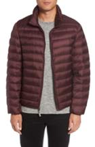 Men's Tumi 'pax' Packable Quilted Jacket, Size - Burgundy