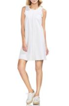 Women's Vince Camuto Frayed Twill Shift Dress, Size - White
