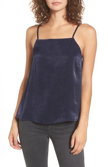 Women's Bp. Satin Camisole, Size - Blue