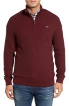 Men's Vineyard Vines Double-knit Quarter Zip Pullover - Red