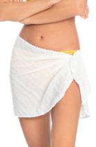 Women's Robin Piccone Michelle Pareo, Size - White
