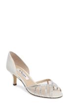 Women's Nina Corita Embellished Mesh Sandal .5 M - Ivory