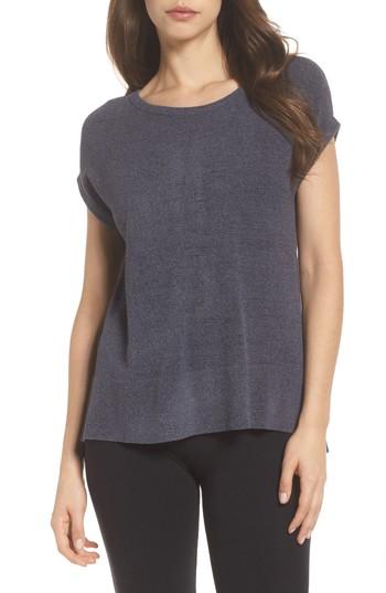 Women's Barefoot Dreams Cozychic Ultra Lite Lounge Tee - Blue