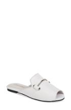 Women's Jeffrey Campbell Talley Open-toe Loafer Slide M - White