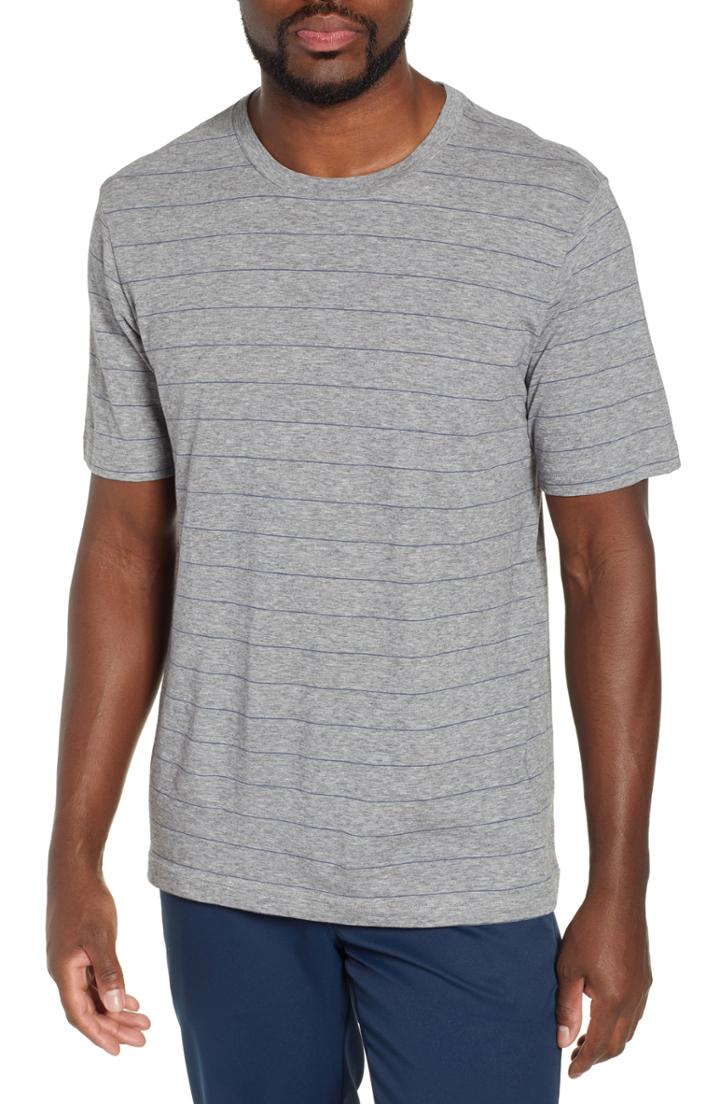 Men's Travis Mathew Scripture Crewneck T-shirt - Grey