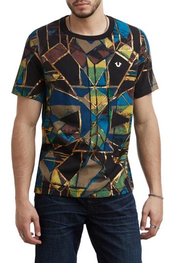 Men's True Religion Brand Jeans Limelight Graphic T-shirt - Black