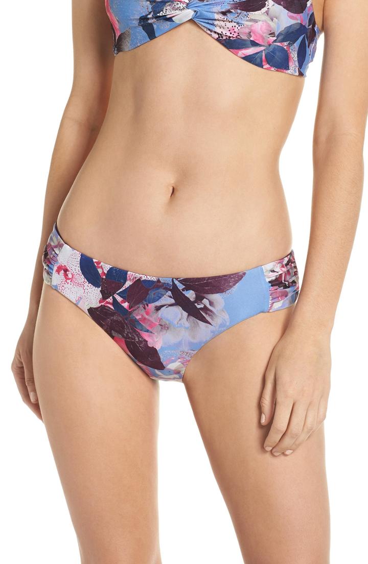 Women's Becca Orchid Bloom Reversible Bikini Bottoms